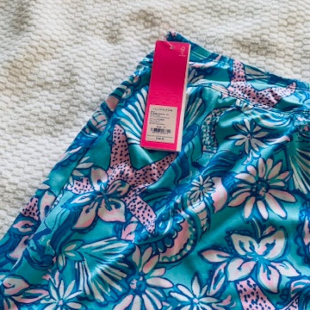 Lilly Pulitzer Skirted Swim Bottom Amalfi Blue Sound The Sirens NWT Sz 14 - Picture 3 of 7